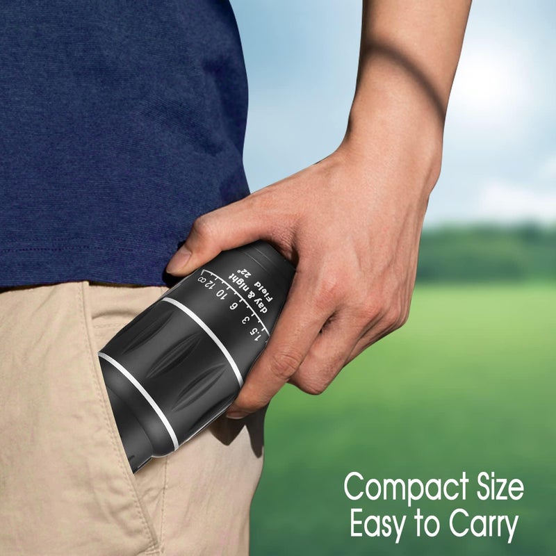 Sihea 16X52 Mini Monocular Telescope High Powered for Adults, Birthday Gifts for Men Dad Him Husband Teen Boys, BAK4 & FMC Prism Scope for Birdwatching Outdoors Hunting, Cool Gadgets for Men - Image 5